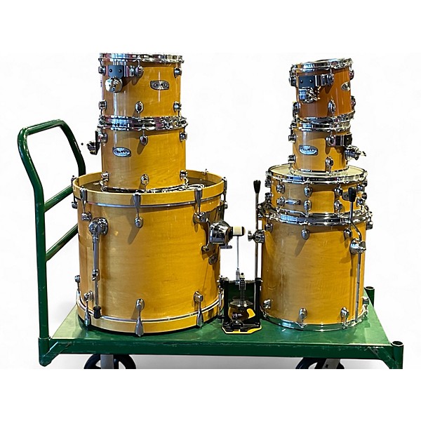Used Mapex 7 Piece PRO M 7-PIECE KIT Transparent Cherry Drum Kit
