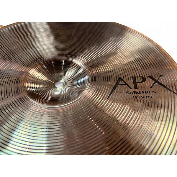 Used SABIAN 14in APX Solid Hi Hat Pair Cymbal