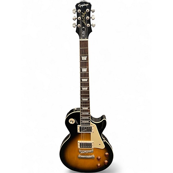 Used Epiphone Les Paul Standard 2 Tone Sunburst Solid Body Electric Guitar