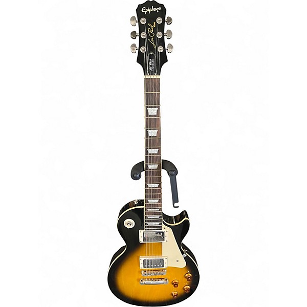 Used Epiphone Les Paul Standard 2 Tone Sunburst Solid Body Electric Guitar