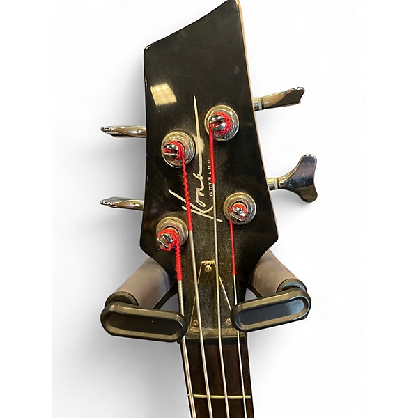 Used Kona Jazz Bass Black Electric Bass Guitar