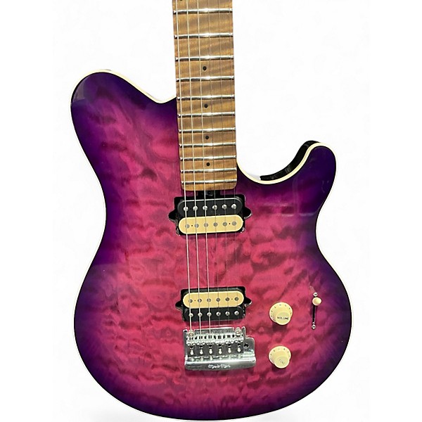 Used Ernie Ball Music Man Axis Super Sport violet Solid Body Electric Guitar