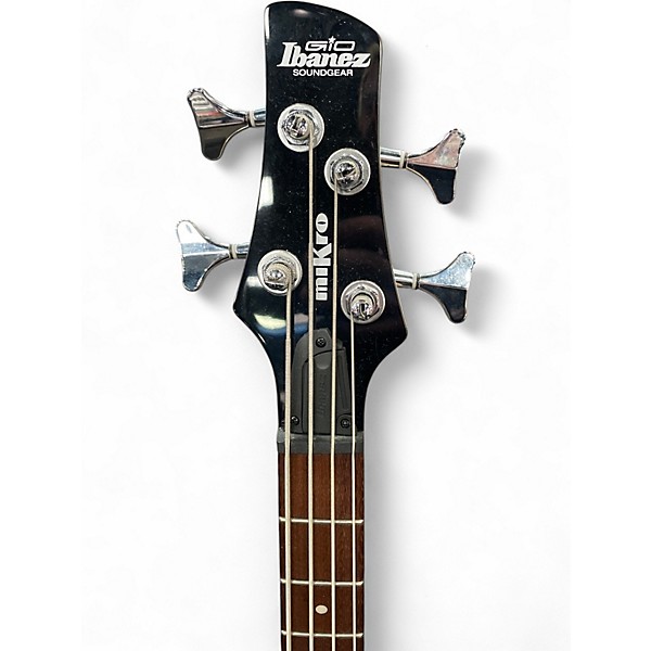 Used Ibanez GSRM20 Mikro Short Scale Black Electric Bass Guitar