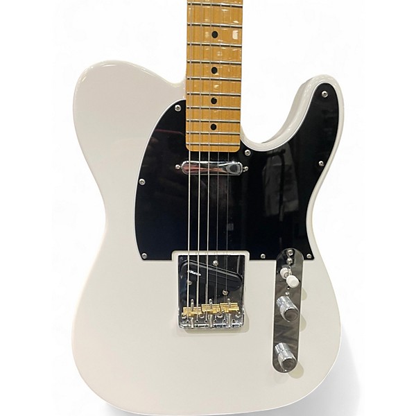 Used Fender Player Telecaster White Solid Body Electric Guitar