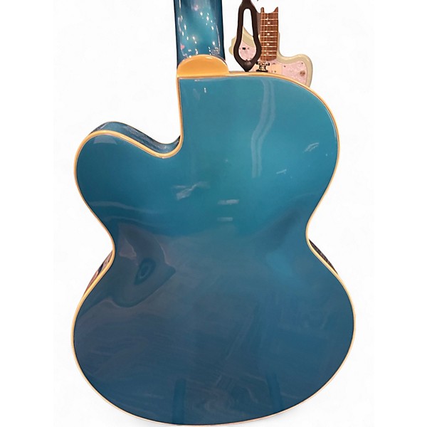 Used Gretsch Guitars G2410TG Ocean Turquoise Hollow Body Electric Guitar