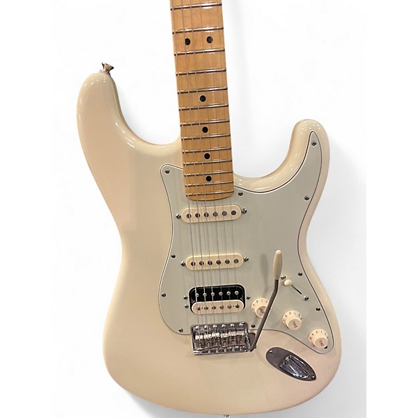 Used Fender GC USA Pro Stratocaster HSS Olympic White Solid Body Electric Guitar