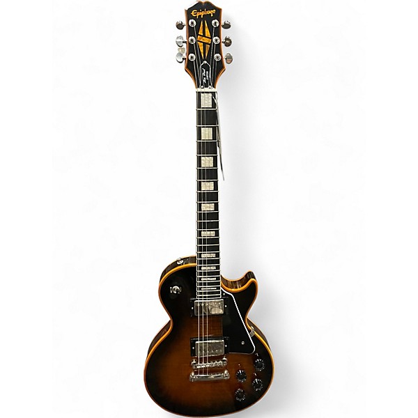 Used Epiphone LES PAUL CUSTOM WIDOW ORANGE BURST Solid Body Electric Guitar