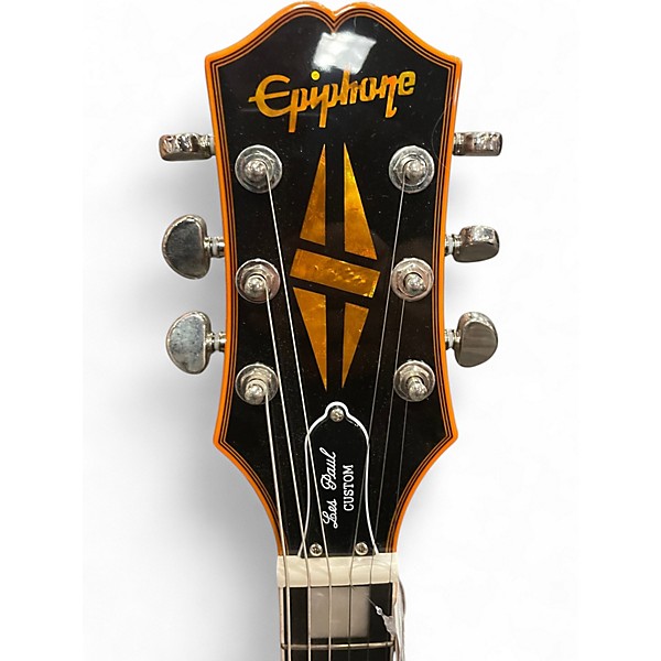 Used Epiphone LES PAUL CUSTOM WIDOW ORANGE BURST Solid Body Electric Guitar