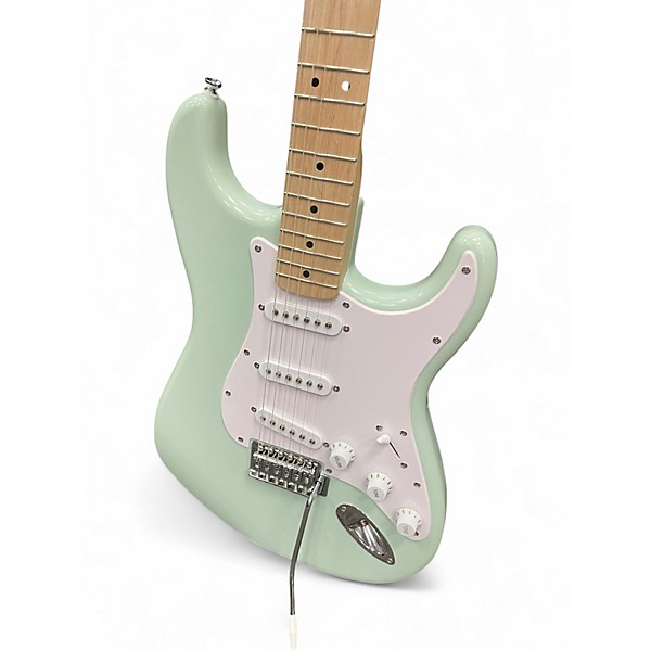 Used Squier Sonic Stratocaster Seafoam Green Solid Body Electric Guitar