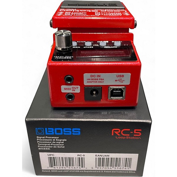 Used BOSS RC5 LOOP STATION Pedal