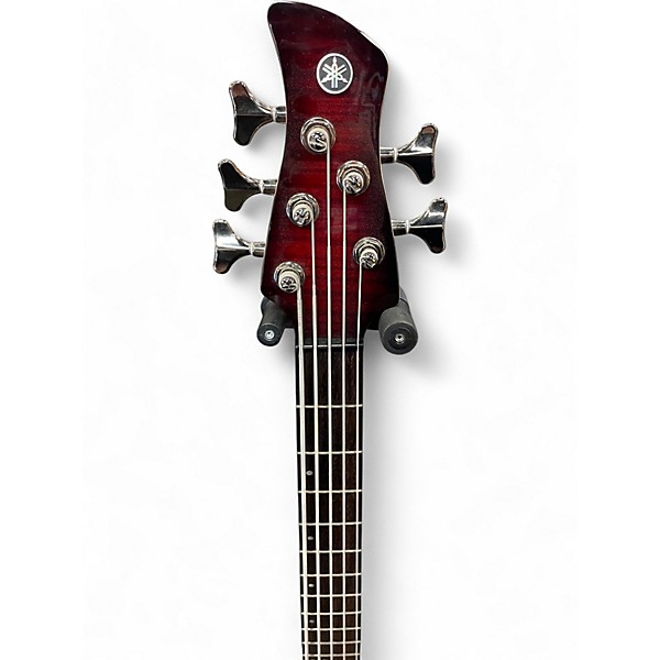 Used Yamaha trb605fm Red Burst Electric Bass Guitar