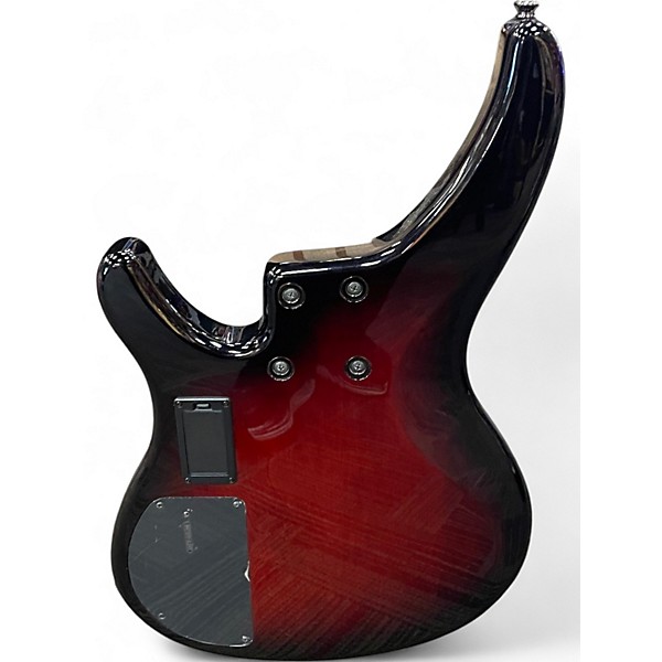 Used Yamaha trb605fm Red Burst Electric Bass Guitar