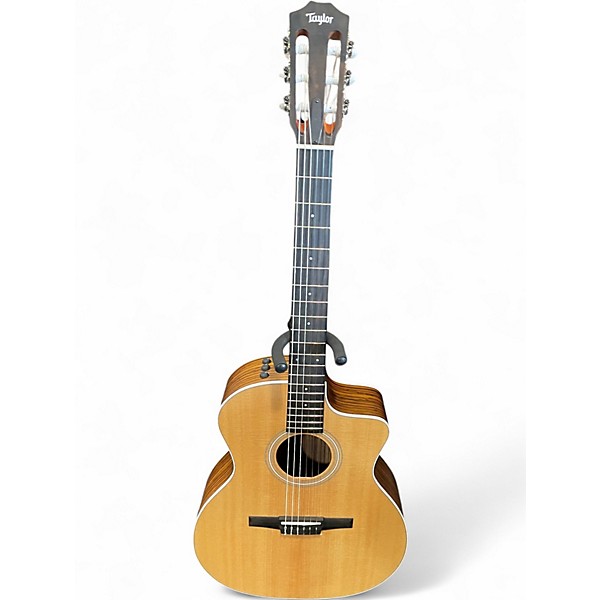 Used Taylor 214CEN Natural Classical Acoustic Electric Guitar