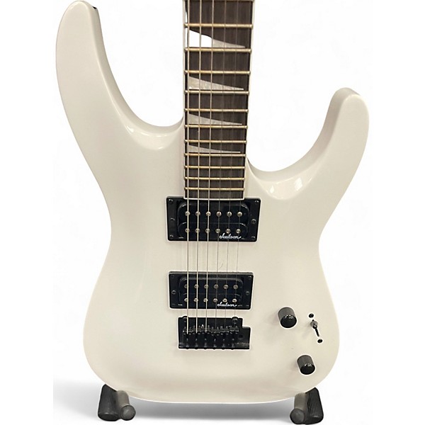 Used Jackson JS22 Dinky Snow White Solid Body Electric Guitar