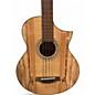 Used Ibanez EWB205WENT Natural Acoustic Bass Guitar