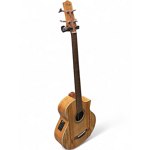 Used Ibanez EWB205WENT Natural Acoustic Bass Guitar