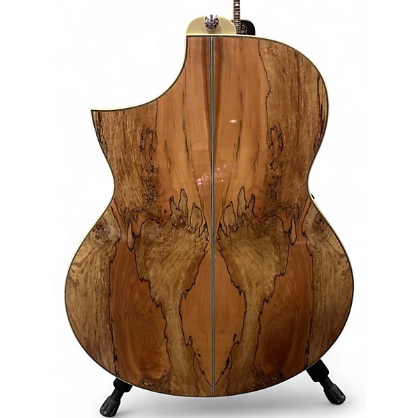 Used Ibanez EWB205WENT Natural Acoustic Bass Guitar