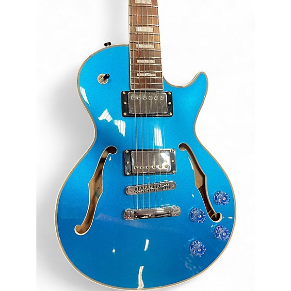 Used Firefly ELITE LP Royal Blue Hollow Body Electric Guitar