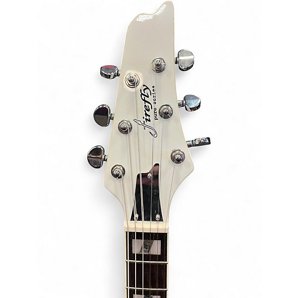 Used Firefly ICEPERSON ICEY WHITE Solid Body Electric Guitar