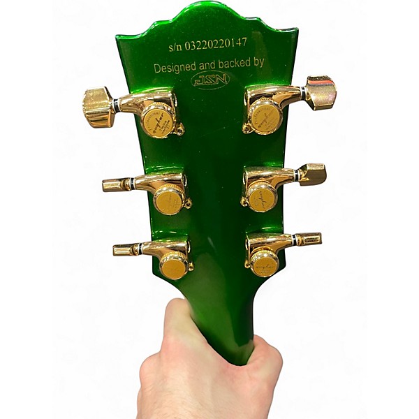 Used Firefly P90 LP HULK GREEN Solid Body Electric Guitar