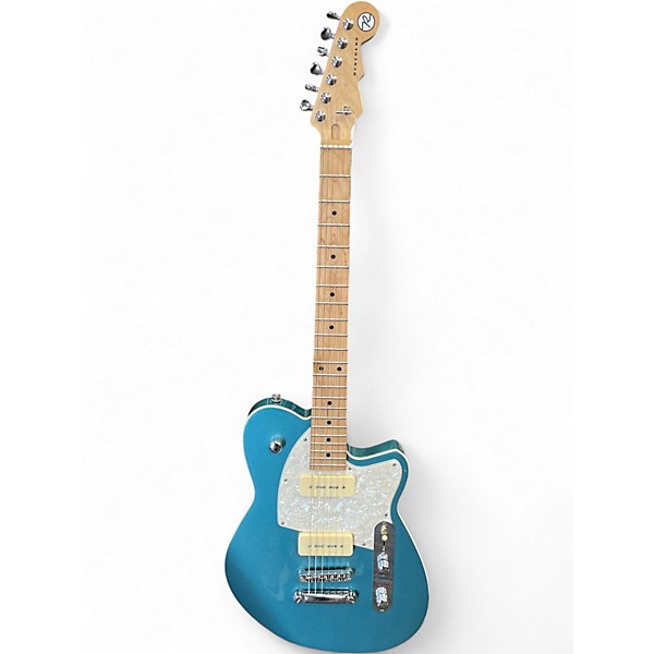 Used Reverend Charger 290 Blue Solid Body Electric Guitar