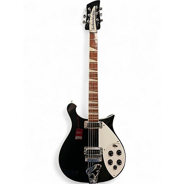 Used Rickenbacker 620 Black and White Solid Body Electric Guitar