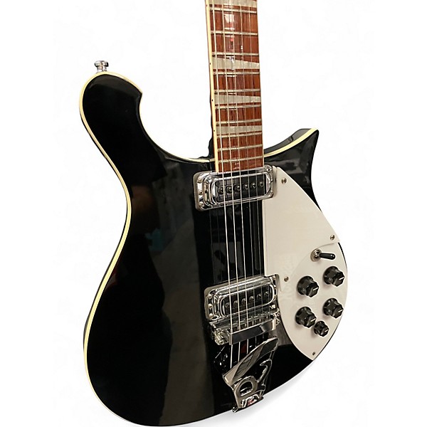 Used Rickenbacker 620 Black and White Solid Body Electric Guitar