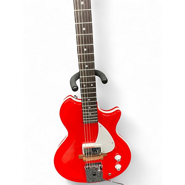 Used Supro Belmont Red Solid Body Electric Guitar