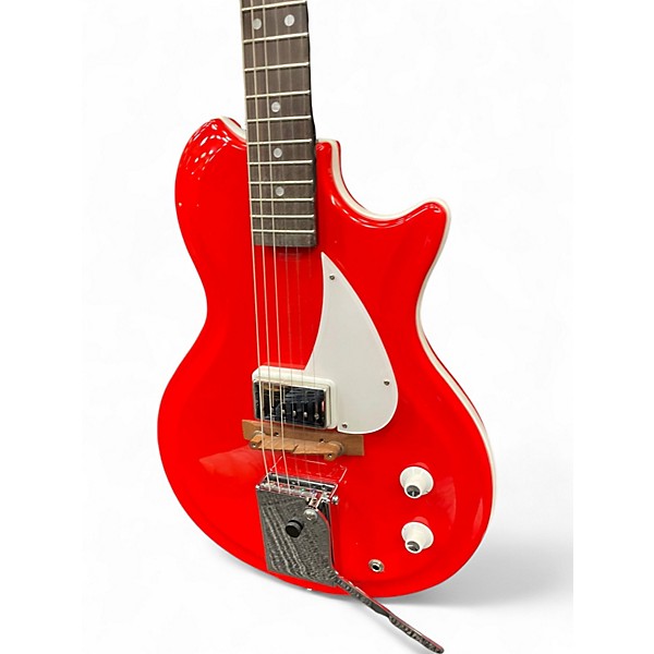 Used Supro Belmont Red Solid Body Electric Guitar