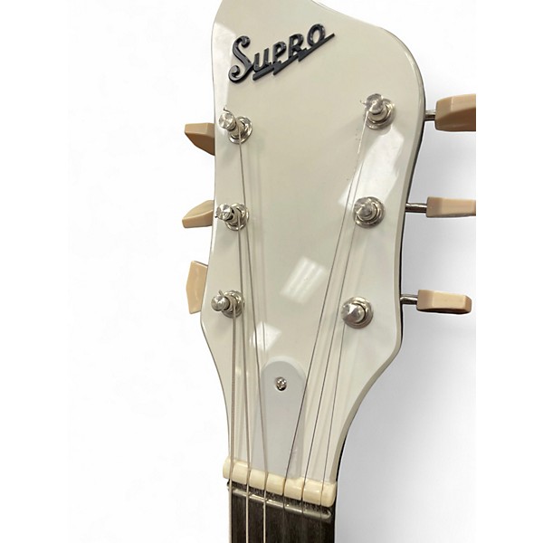Used Supro Belmont Red Solid Body Electric Guitar