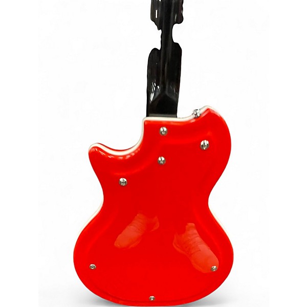 Used Supro Belmont Red Solid Body Electric Guitar