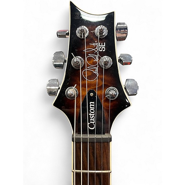Used PRS SE Custom 24 2 Tone Sunburst Solid Body Electric Guitar