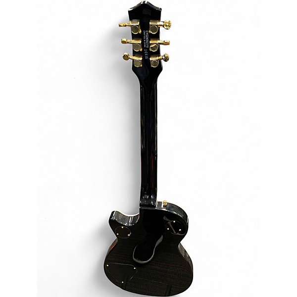 Used Gretsch Guitars pristine jet Black Galaxy Solid Body Electric Guitar