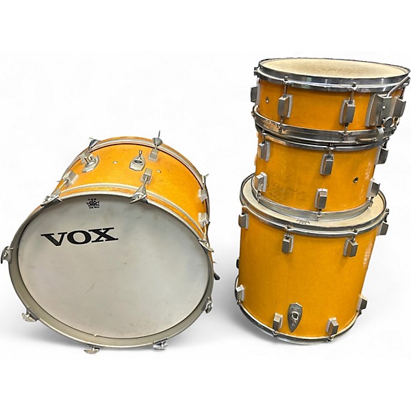 Vintage 1960s Trixon 4 Piece Gold Croco Gold Croco Drum Kit