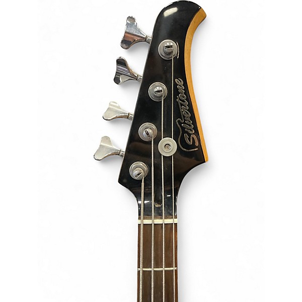 Used Silvertone Silvertone SSLB-11/BK Black Electric Bass Guitar
