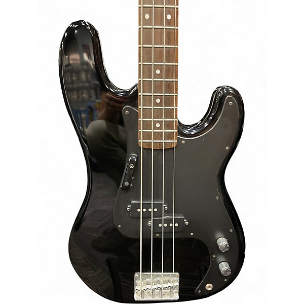 Used Silvertone Silvertone SSLB-11/BK Black Electric Bass Guitar