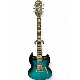 Used Epiphone SG Prophecy Blue to Black Fade Solid Body Electric Guitar