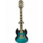 Used Epiphone SG Prophecy Blue to Black Fade Solid Body Electric Guitar thumbnail