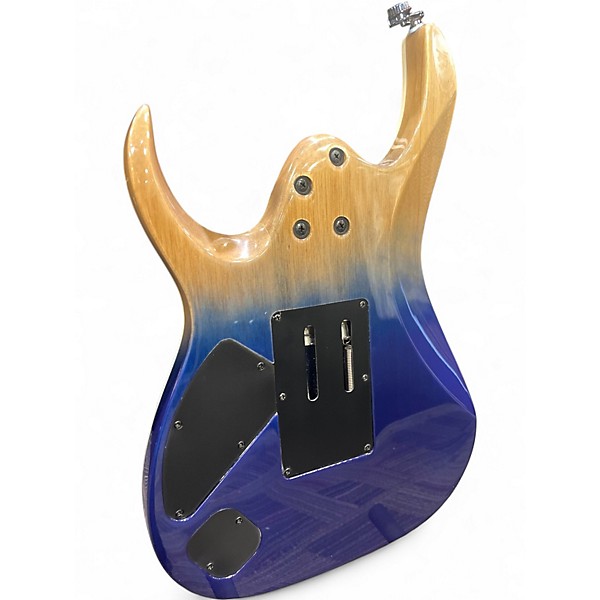 Used Ibanez RGA42HPTQM Blue Iceburg Solid Body Electric Guitar