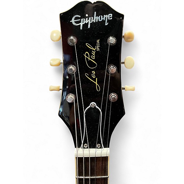 Used Epiphone Les Paul Special Double Cutaway TV Yellow Solid Body Electric Guitar