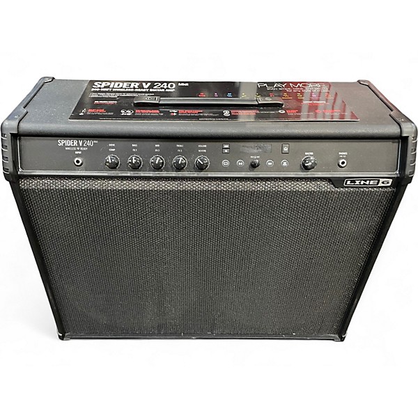 Used Line 6 Spider V 240 2x12 Guitar Combo Amp