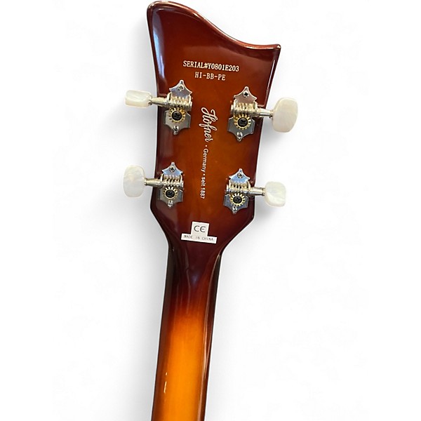 Used Hofner B-BASS HI SERIES Sunburst Electric Bass Guitar