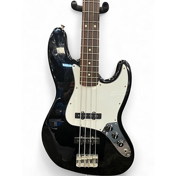Used Fender Standard Jazz Bass Black Electric Bass Guitar