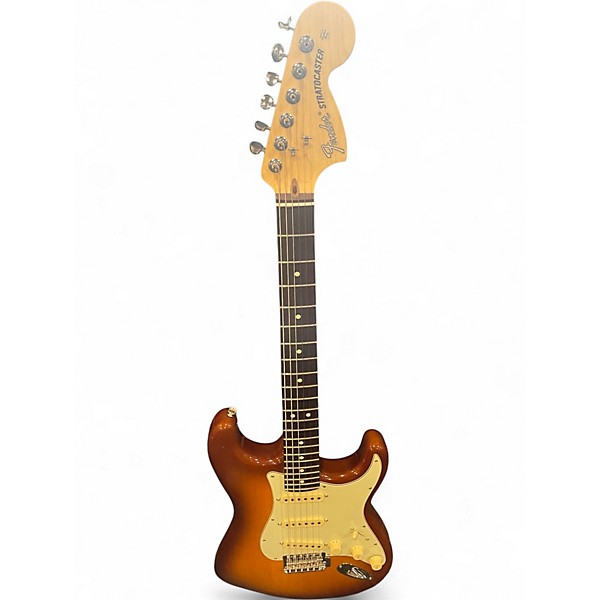 Used Fender American Performer Stratocaster Honeyburst Solid Body Electric Guitar