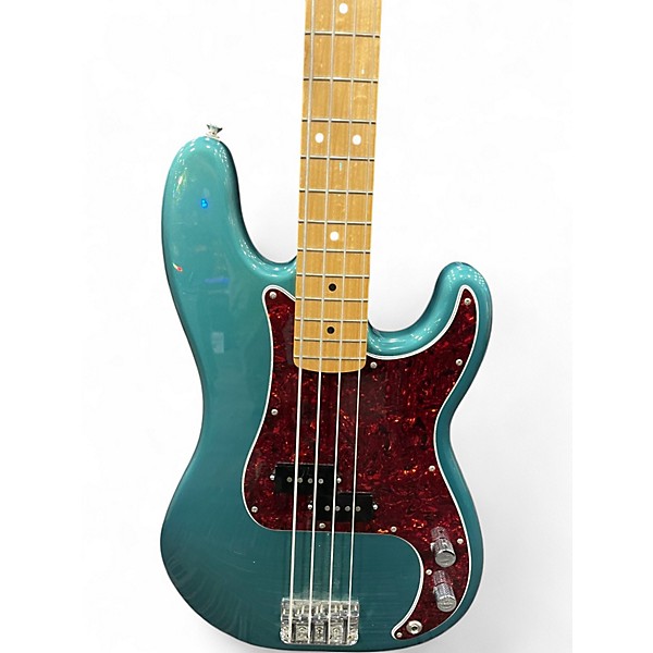 Used Fender Player Precision Bass Ocean Turquoise Electric Bass Guitar