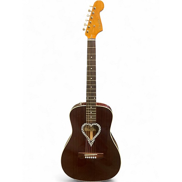 Used Fender Alkaline Trio Malibu Mahogany Acoustic Guitar