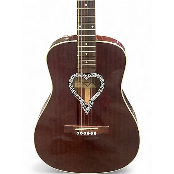 Used Fender Alkaline Trio Malibu Mahogany Acoustic Guitar