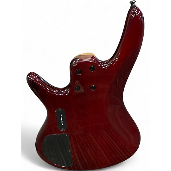 Used Ibanez GSR205SM Candy Red Burst Electric Bass Guitar