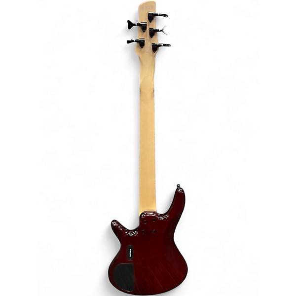 Used Ibanez GSR205SM Candy Red Burst Electric Bass Guitar