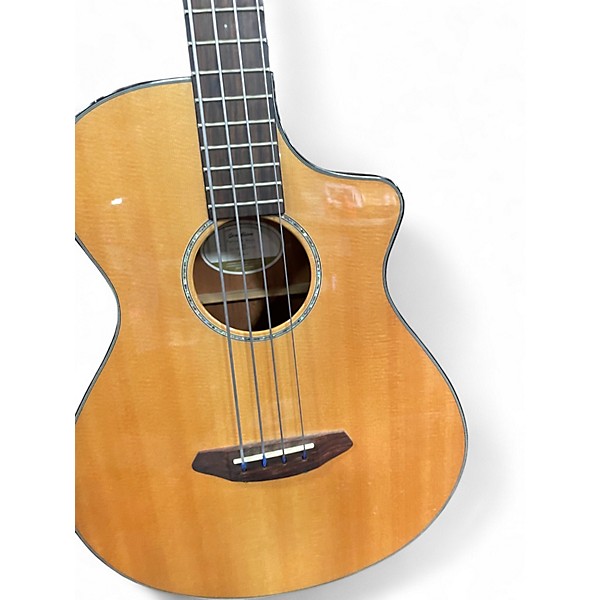Used Breedlove Pursuit Bass Natural Acoustic Bass Guitar